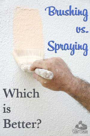 Brushing vs. Spraying Paint Paint Sprayer Walls, Interior Wall Insulation, Spray Paint Wall, Interior Wall Sconces, Interior Design Programs, 3d Wall Painting, Best Home Interior Design, Kitchen Spray, House Paint Interior