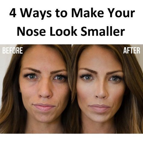 make nose seem smaller Make Nose Smaller, Contouring Nose, Contour Tips, Makeup Tutorial For Teens, Maskara Beauty, Everyday Makeup Ideas, Bulbous Nose, Heart Shaped Face, Nose Contour