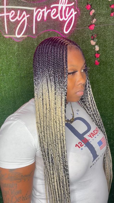 Middle Part Tribals, Trible Braids Hairstyles, Middle Part Cornrows Braids, Trible Braids With Box Braids, Tribe Braids, Middle Part Fulani Braids, Middle Part Braids, Big Fulani Braids, Tribals With Knotless Braids