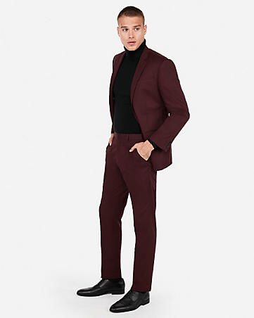 Red Saree Matching Suit For Men, Prom Suits For Guys, Wine Red Suit, Turtleneck Outfit Men, Best Man Duties, Suits For Guys, Outfit Cowo, Steampunk Men Clothing, Maroon Outfit