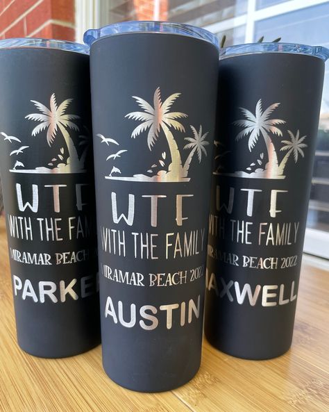 Family WTF Vacation Tumbler Vacation Items, Funny Vacation, Cabo Vacation, Vacation Tumbler, Mexican Vacation, Cruise Gifts, Friend Vacation, Vacation Humor, Wedding Tumblers