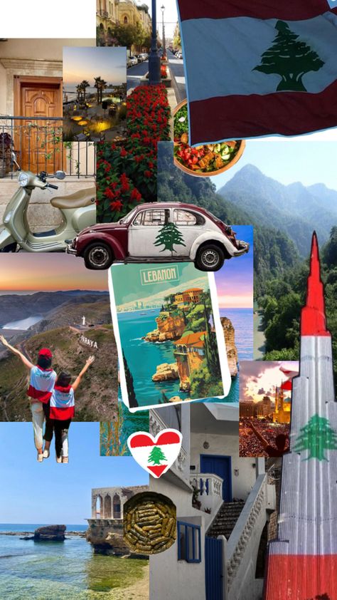 #aesthetic #collage #country #Lebanon #Lebanesefood #grapeleaves #flag #Lebanesesalad Lebanon Flag Aesthetic, Lebanon Culture, Lebanese Salad, Flag Aesthetic, Lebanon Flag, Lebanese Recipes, Aesthetic Collage, Grape Leaves, Travel Aesthetic