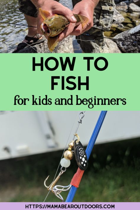 Fish For Kids, Fishing Basics, How To Fish, Trout Fishing Tips, Fishing 101, Fishing For Beginners, Fly Repellant, Fishing Rigs, Kids Fishing