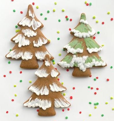 Gingerbread Trees, Christmas Sugar Cookies Decorated, Christmas Cookie Decorating, Christmas Cookie Box, Gingerbread Christmas Tree, Christmas Gingerbread Cookies, Christmas Biscuits, Gingerbread Christmas Decor, Gingerbread Ornaments