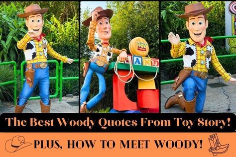 ... Read More The post 37+ Best Woody Toy Story Quotes! Plus, How To Meet Woody At The Disney Parks! appeared first on <a rel="n... Woody Quotes Toy Story, Toy Story Quotes, Woody And Jessie, Sheriff Woody, Witty Comebacks, Toy Story Movie, Toy Story Characters, Woody And Buzz, Disney Cartoon Characters