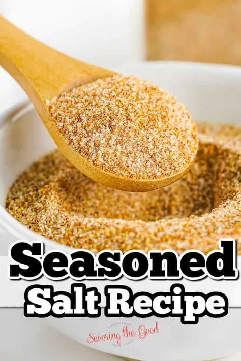 Season All Recipe Homemade, Homemade Season Salt, Season Salt Recipe, Lawrys Seasoning Salt Recipe, Season All Recipe, Seasoned Salt Recipe, Homemade Seasoned Salt, Homemade Meat Rub, Seasoning Salt Recipe