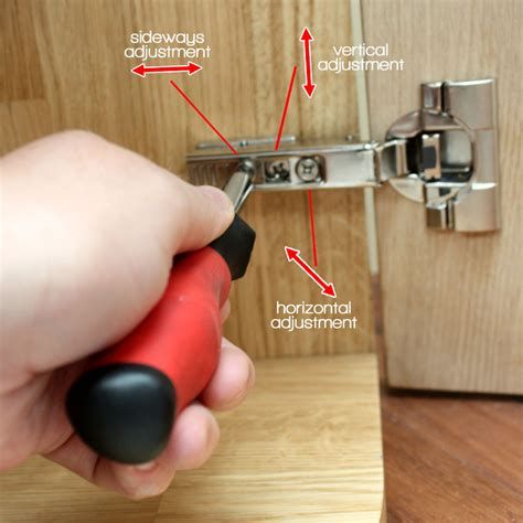 Turning the screw clockwise moves the door closer to the edge of the kitchen cabinet. The horizontal adjustment screw will be located closest to the cabinet front. The first way is by adjusting the door in or out. First, check that the screws holding the hinge to the cupboard door are firmly in place. By admin filed under kitchen cabinets; Open the cabinet door again, being careful not to jostle the door out of. No comments how to adjust your kitchen cupboard doors made easy. Undo the two adjust Flush Cabinet Doors, Full Overlay Cabinets, Cupboard Hinges, Kitchen Cabinets Hinges, Kitchen Cupboard Doors, Diy Accent Wall, Kitchen Cabinet Door, Installing Cabinets, Kitchen Cabinet Doors