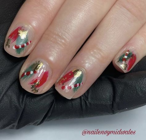 Abstract Christmas Nail Art, Christmas Nails Abstract, Christmas Abstract Nails, Christmas Aura Nails, Abstract Christmas Nails, Nails Abstract, Ny Nails, Christmas Abstract, New Years Nail Designs