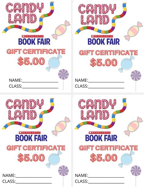 Candyland Reading Theme, Candyland Literacy Night, Candy Land Book Fair Theme, Candyland Book Fair, Candy Land Book Fair, Candyland Theme Sayings, Book Fair Themes, Bookfair Themes, Stem Night