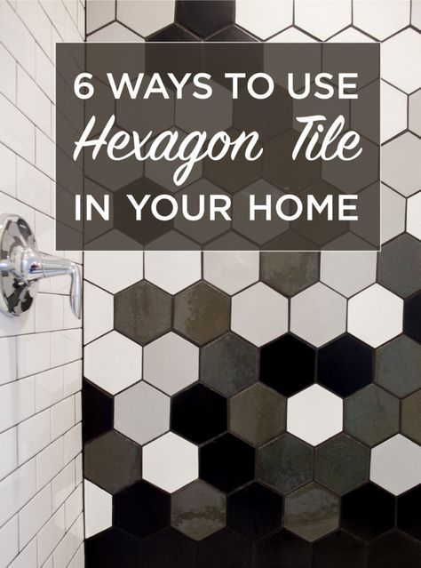 Large Hexagon Tile Floor Bathroom, Hexagon Tile Backsplash Kitchen Ideas, Hexagon Bathroom Wall, Hexagon Tiles Kitchen, Octagon Tile Backsplash, Large Hexagon Tile Floor, Hexagon Mosaic Tile Bathroom, Hexagon Floor Tile Pattern, Hex Tile Backsplash