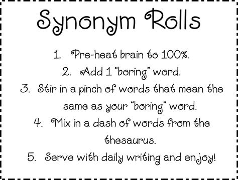 Synonym Rolls | Scribd Synonym Activities, Synonym Rolls, Self Contained Classroom, Spelling Lists, Synonyms And Antonyms, Creative Writing Tips, 4th Grade Classroom, Daily Writing, Word Study