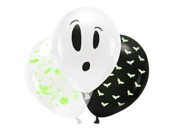 Venta de Globos Halloween para Luz Negra (3) Classic Halloween Party, Spooky Balloons, Balloon Glow, Deco Ballon, Halloween Infantil, Helium Gas, Casa Halloween, Witch Costumes, Halloween Balloons