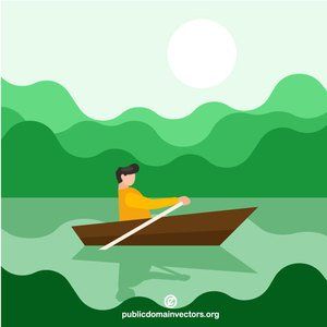 PublicDomainVectors.org-Man rowing boat on the river Man Rowing Boat, Boat Clipart, Rowing Boat, Gif Animation, Girls Camp, Row Boat, Free Clipart, Free Vectors, Rowing