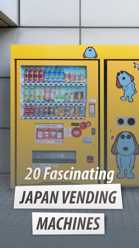 Weird Vending Machines, Asian Vending Machine, Mobile Vending Machine, Vending Machines Japan, Event Vending Machine, Unique Vending Machine, Vending Machine Design Ideas, Vending Machine Business Ideas, Cool Vending Machines