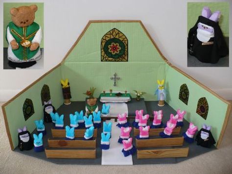 Peeps Diorama Ideas, Peep Diorama, Peeps Diorama, Bible Project, Children's Church Crafts, Fun Friday, Diorama Ideas, Easter Peeps, Kid Craft