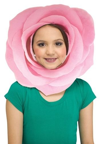 Rose Headpiece, Flower Mask, Metal Roses, Kids Head, Screen Printed Fabric, Hippie Costume, Fun World, Pink Rose Flower, Adult Halloween Costumes