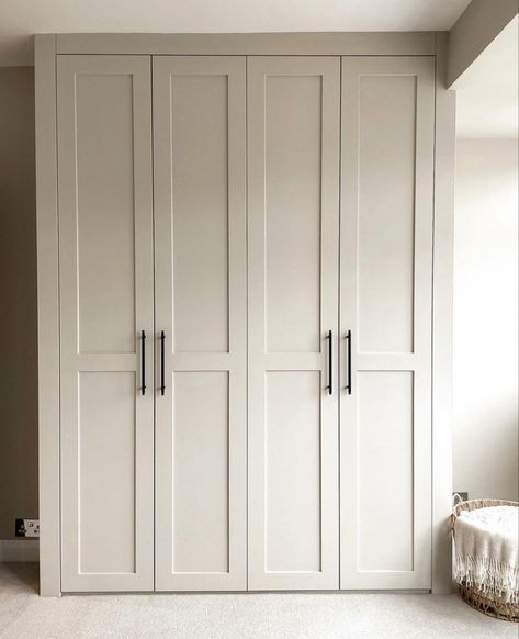 Floor To Ceiling Wardrobes, Creating A Capsule Wardrobe, Ikea Built In, Wardrobe Revamp, Bedroom Built In Wardrobe, Ikea Pax Wardrobe, Bedroom Cupboards, Built In Cupboards, Bedroom Tips