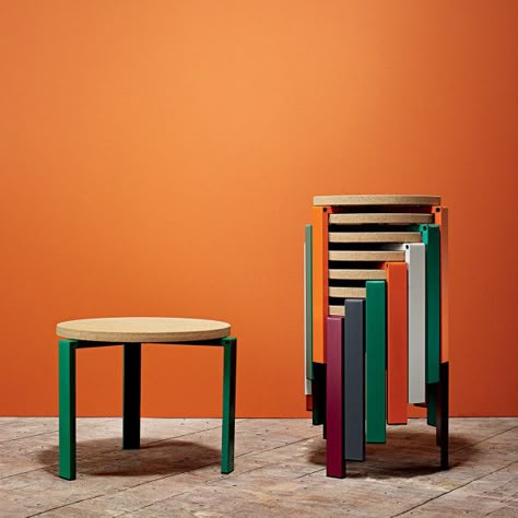 Stackable Furniture, Stackable Stools, Stackable Tables, Nesting Table, Paris Design, Research Methods, Stool Design, Smart Furniture, Design Del Prodotto