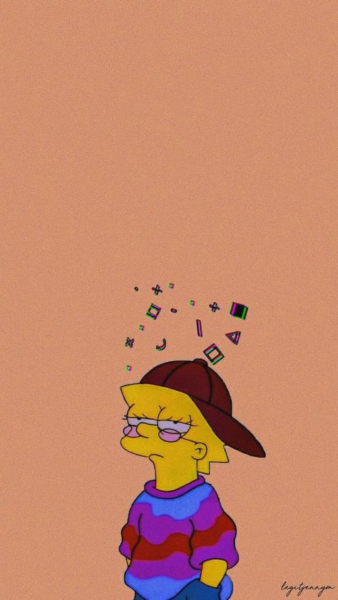 lisa simpson aesthetic wallpaper I didnt make it but I edited via vsco Lisa Simpson Aesthetic Wallpaper, Simpson Aesthetic Wallpaper, Cool Lisa Simpson, Lisa Simpson Aesthetic, Simpson Aesthetic, Backgrounds For Christmas, Disneyland Pictures, Lisa Simpson, Phone Wallpaper