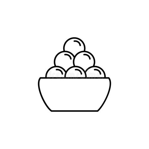 Bowl delicacy dessert sweet treat icon on white background. Diwali Hindu festiva , #Sponsored, #icon, #treat, #background, #white, #delicacy #ad Diwali Theme Drawing, Diwali Related Drawings, Diwali Elements Png, Diwali Elements Illustration, Background Diwali, Diwali Vector Illustrations, Diwali Hindu, Outline Pictures, Creative School Project Ideas