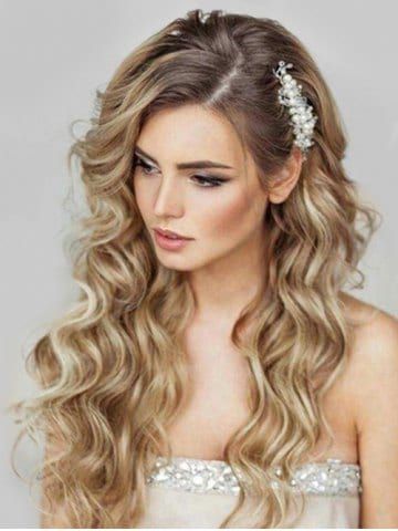 Bridal Makeup For Brunettes, Brown Eyes Blonde Hair, Wedding Makeup Vintage, Wedding Makeup For Brunettes, Fall Wedding Makeup, Wavy Wedding Hair, Hair Earrings, Wedding Makeup For Brown Eyes, Best Wedding Makeup