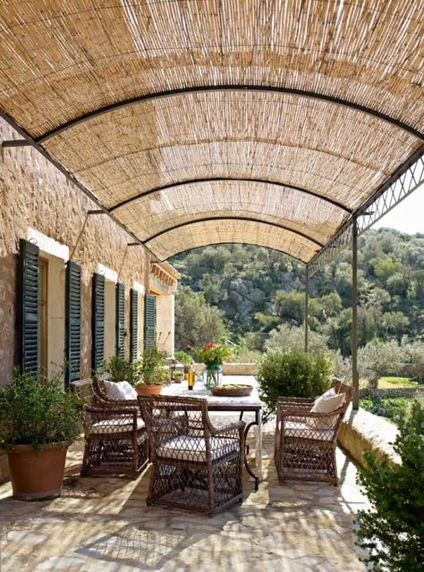 47 Most Amazing Pergola Design Ideas For Summer Living Ombra Pergola, Pergola Design Ideas, Cheap Pergola, Cottage Shabby Chic, Pergola Attached To House, Pergola Design, Pergola Canopy, Wooden Pergola, Backyard Pergola