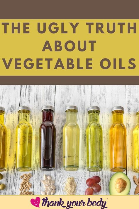 Vegetable oils are oils that have been extracted from various seeds. The most common include rapeseed (canola oil), soybean, corn, sunflower, safflower, peanut, etc. But did you know vegetable oils are bad? Bad news. Bad for your health. Bad for the environment. On this pin we are going to share vegetable oil facts that you need to know, including why you should be avoiding these oils altogether. #vegetableoil #oil #badoil #healthyoil Food Myths, Best Cooking Oil, Natural Cleaning Recipes, Nutrition Articles, Rapeseed Oil, Cooking Oils, Peanut Oil, The Ugly Truth, Different Vegetables