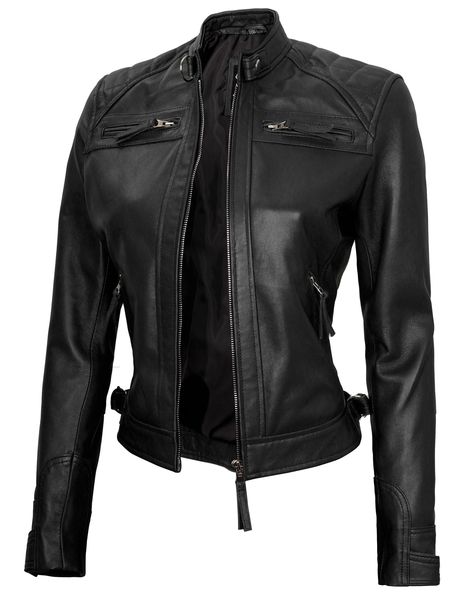 Black Leather Jacket Women, Jacket Over Dress, Womens Motorcycle, Womens Leather Jacket, Women Leather Jacket, Motorcycle Jacket Women, Womens Black Leather Jacket, Leather Jacket Women, Collar Leather Jacket