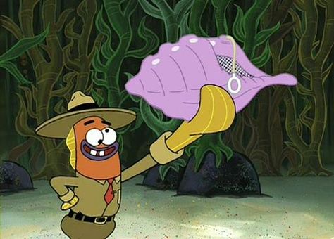 "Magic...Conch shell? YOU MEAN LIKE THIS?!" 25th Birthday Spongebob, Magic Conch Shell, Funny Kids Quotes, The Amanda Show, Amanda Show, Birthday Spongebob, Baby Boy Clothes Funny, Homestar Runner, Spongebob Characters