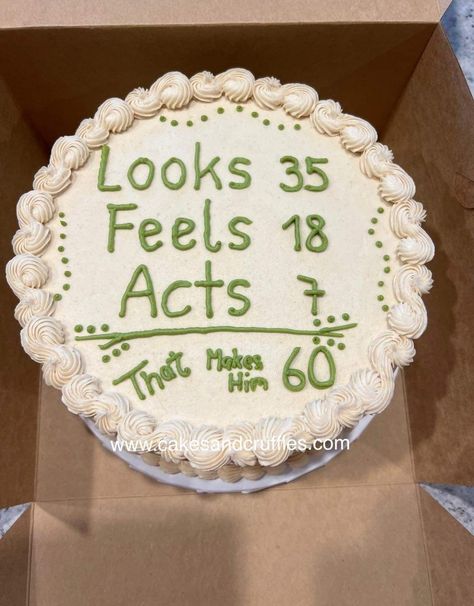 60 Years Birthday Cake For Men, Funny Cakes For Men, Birthday Cake Writing Ideas Funny, Old Man Cake, Funny Birthday Cakes For Men, Birthday Cake Writing, Funny Birthday Cakes, Mini Cakes Birthday, Birthday Cakes For Men