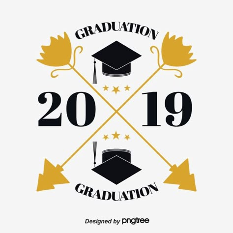 Flechas Cruzadas Gorra De Graduación 2019 Graduation Card Sayings, Senior Graduation Party, Crossed Arrows, Graduation Design, School Murals, Typeface Font, Font Graphic, Card Sayings, Font Illustration