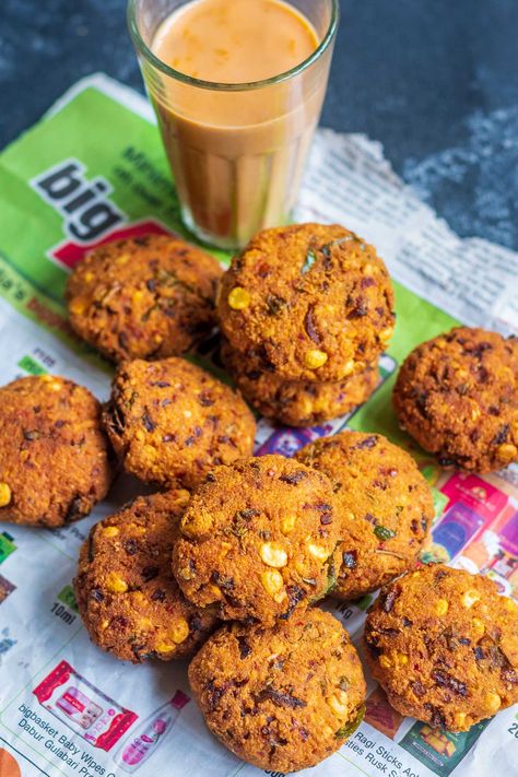 Vada Recipe India, Chana Dal Vada Recipe, Dal Vada Recipe, Masala Vada, Lentil Fritters, Delicious Food Image, Masala Fries, Vada Recipe, Fast Cooking