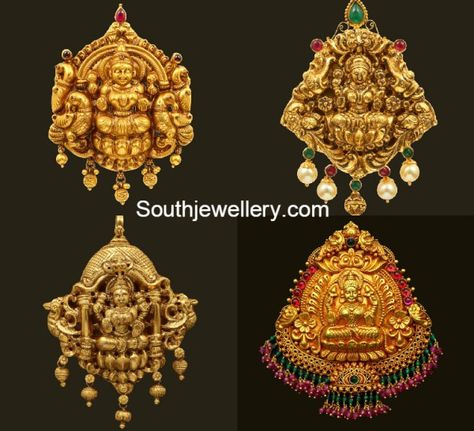 . Gold Dollars For Chains Women, Gold Lakshmi Pendant Designs, Lakshmi Pendant Gold, Jewellery Images, Gold Dollar, Jewel Design, Locket Design, Gold Pearl Jewelry, Neck Pieces Jewelry