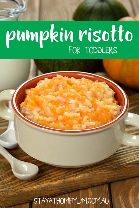 Pumpkin Risotto, Baby Recipes, Seasonal Vegetables, Stay At Home Mum, Baby First Foods, Toddler Food, Pureed Food Recipes, Minced Meat, Vegetable Seasoning