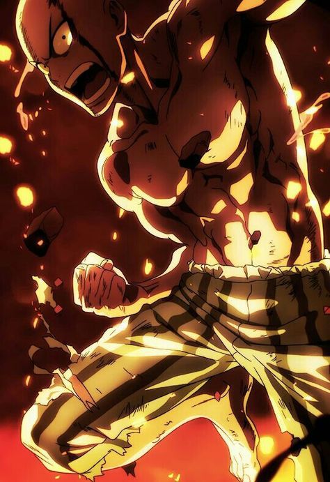 Saitama, pajamas; One Punch Man Saitama Sensei, Anime One Punch Man, Saitama One Punch, Saitama One Punch Man, One Punch Man Manga, One Punch Man Anime, Man Wallpaper, Punch Man, Anime One