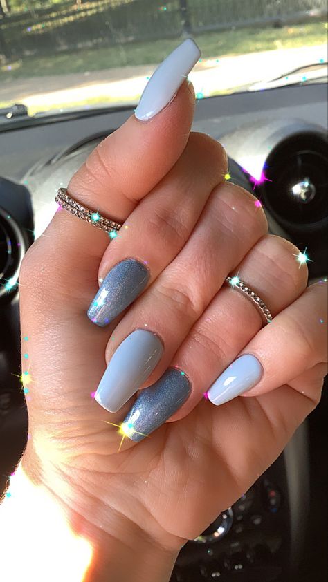 Jean Blue Nails, Blue Jean Nails, Denim Blue Nails, Denim Nails, Creative Nails, Nails Art, Blue Nails, Blue Jean, Nail Design