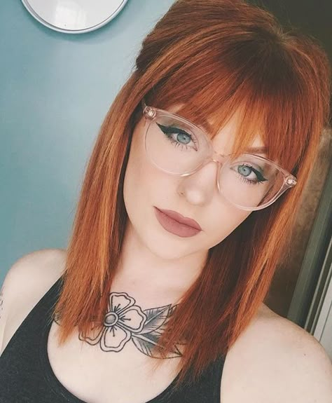 Ginger Hair Color, Beautiful Red Hair, Haircut And Color, Hair Color And Cut, Red Hair Color, Hair Color Dark, Hair Envy, Grunge Hair, Ginger Hair