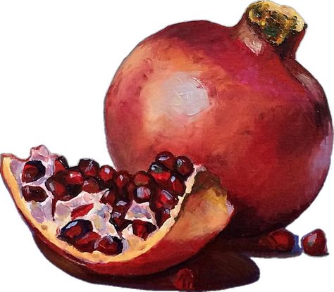 #pomegranate from my #garden 😜 #oil #painting on board Pomegranate Drawing, Pomegranate Tattoo, Kerr Mason Jars, Garden Oil Painting, Chrysanthemum Painting, Watermelon Painting, Peace Painting, Pomegranate Art, Pomegranate Oil