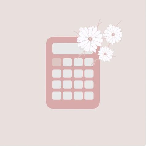 Calculator Logo, Aesthetic Calculator, Calculator Icon, Whatsapp Logo, Pink Wallpaper Hello Kitty, Flower App, App Store Icon, Zestaw Ikon, Mobile App Icon