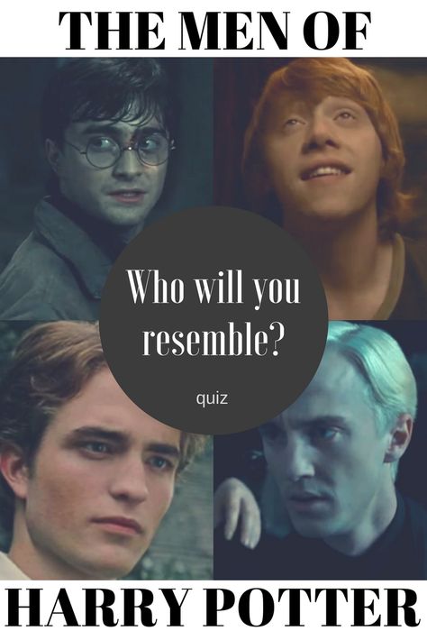 We all love the Harry Potter books, but do You-Know-Who you are? Play this quiz and find out which of the male Harry Potter characters you are most like. Harry Potter Thirst Trap, Harry Potter Quizzes Boyfriend, Astoria Harry Potter, Harry Potter Life, Harry Potter Character Quiz, Hp Quiz, Hogwarts Sorting Quiz, Harry Potter Test, Harry Potter House Quiz