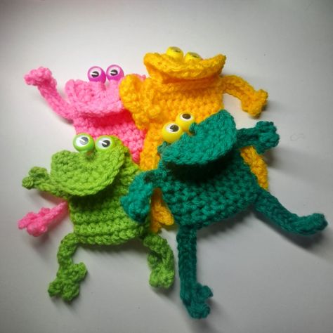 How to crochet googly eyed frog. Googly Eye Finger Puppets Crochet Patterns, Googly Eye Finger Puppets Crochet, Google Eye Crochet, Google Eye Ring Crochet, Googly Eye Ring Crochet, Googly Eye Crochet Pattern, Googly Eye Crochet, Fidget Crochet, Crochet Puppets