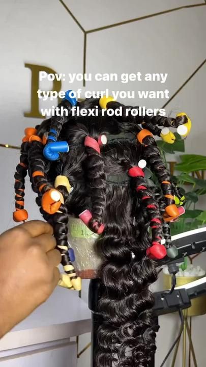 Rod Curls, Flexi Rod Curls, Prom Couples, Flexi Rods, Crystal Lace, Loose Waves Hair, Port Harcourt, Ombre Wigs, Colored Wigs