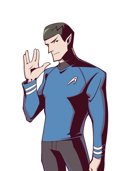 Spock Drawing, Star Trek Drawings, Star Trek Illustration, Spock Fanart, Kirk Spock Fanart, Star Trek Kirk And Spock Fanart, Geek Costume, Spock Star Trek The Motion Picture, Star Trek Artwork