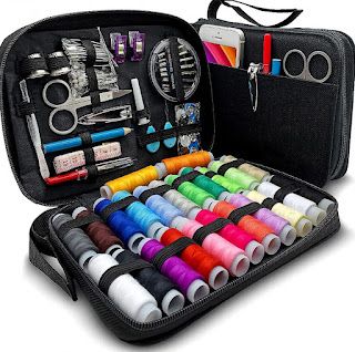 Amazmerch.com - Online Shop for Car & Bicycle, DIY Tools, Smartphones: Portable Travel Stitch Sewing Tool Set for Hand St... Emergency Clothes, Portable Sewing Kit, Sewing Kit Box, Travel Sewing Kit, Travel Sewing, Household Sewing, Repair Clothes, Sewing Kit, Sewing Box