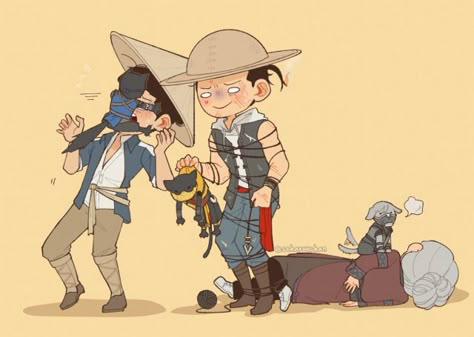 Raiden X Kung Lao, Mk1 Kung Lao, Kung Lao Fanart, Kung Lao Mk1, Scorpion Mk1, Lin Kuei, Kung Lao, Chibi Fanart, Mk 1