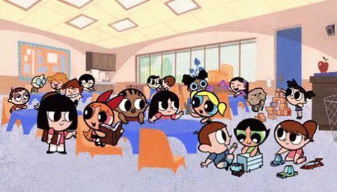 Powerpuff Kindergarten GIF - Kindergarten Powerpuff Cartoon - Discover & Share GIFs Powerpuff Girls Movie, The Powerpuff Girls, The Powerpuff, Final Fantasy Xv, Powerpuff Girls, Animated Characters, Animated Gif, Cool Gifs, Kindergarten