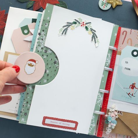 December Daily Page Ideas, December Daily Scrapbooking, December Daily 2022, December Daily Foundation Pages, December Daily 2023, December Daily Ideas, December Daily Printables, Bea Valint, Scrapbook Album Cover