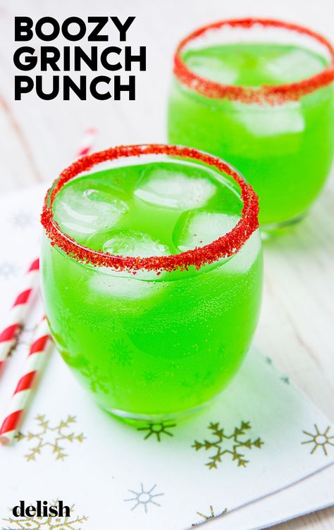 If the holidays stress you out a little too much then Grinch Punch was made for you. #easy #recipe #howtomake