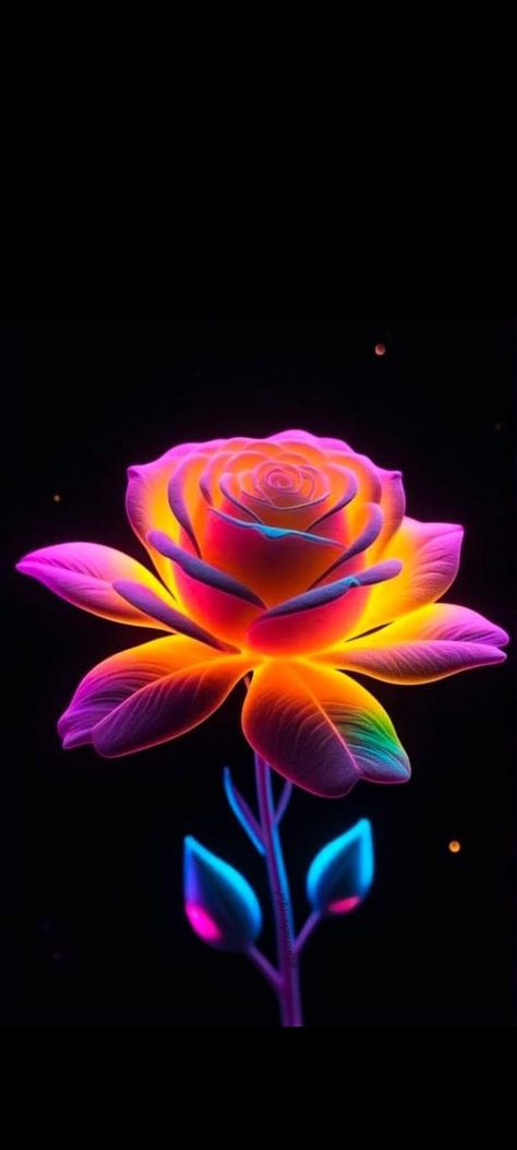 Neon Backgrounds Glow, Neon Flowers, Neon Backgrounds, Phone Wallpaper, Neon, Wallpapers, Flowers, Quick Saves