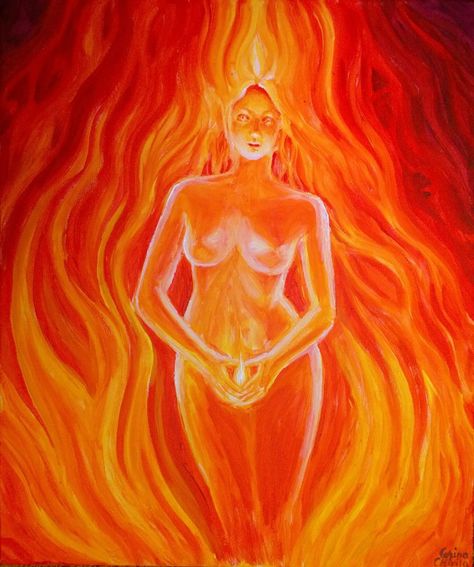 Fire Energy Aesthetic, Fire Woman Drawing, Fire Woman Art, Fire Person, Woman On Fire Art, Fire Goddess Art, Woman On Fire, Woman In Flames Art, Goddess Painting Divine Feminine